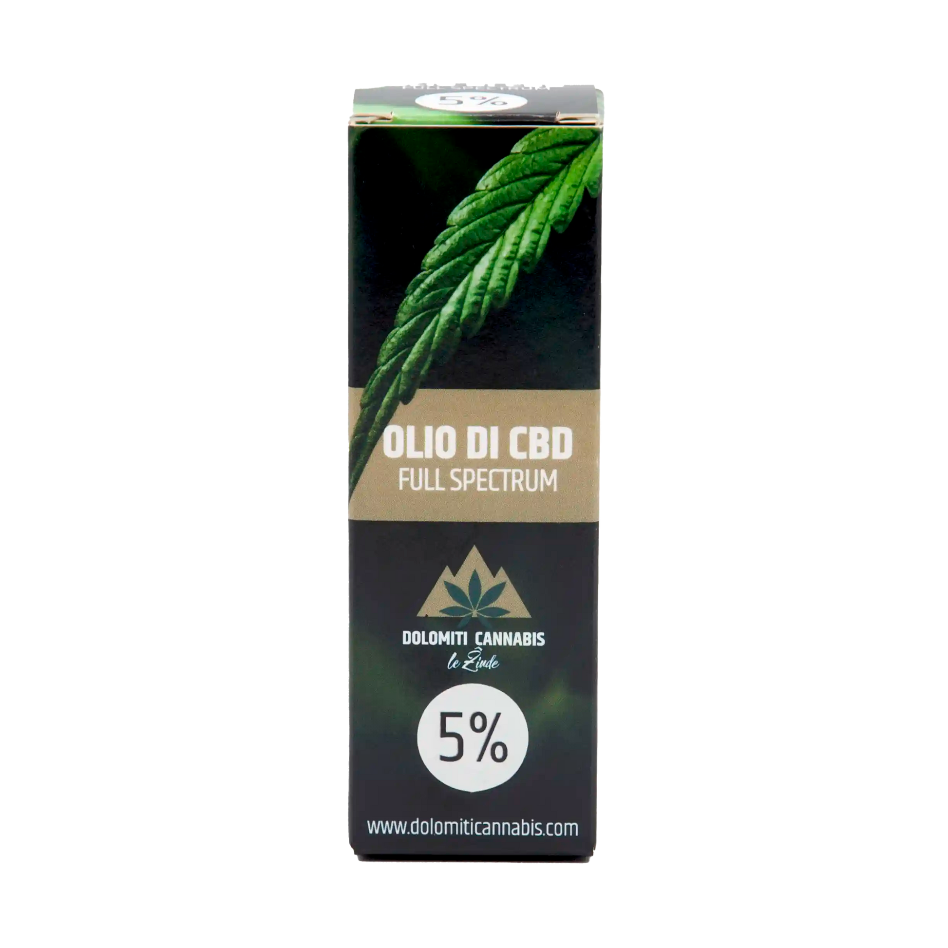 CBD oil 5 % 10 ml full spectrum dolomiticannabis