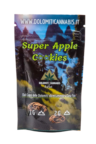 Cannabis Light Super Apple Cookies  - CBD Shop Dolomiticannabis - DolomitiCannabis