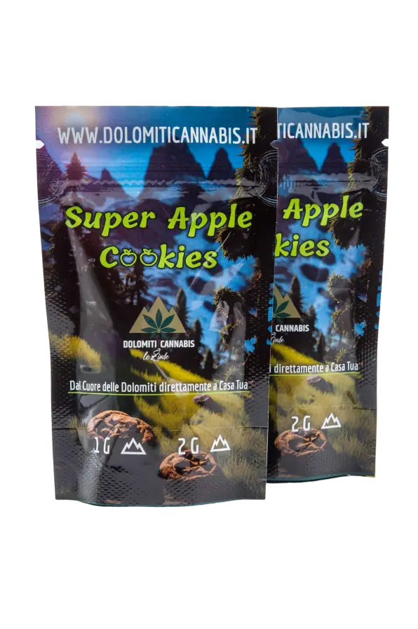 Cannabis Light Super Apple Cookies - CBD Shop Dolomiticannabis - DolomitiCannabis