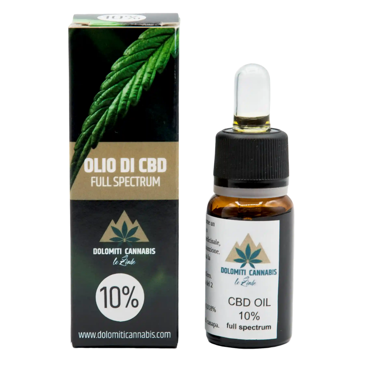 Olio CBD 10% 10ml dolomiticannabis