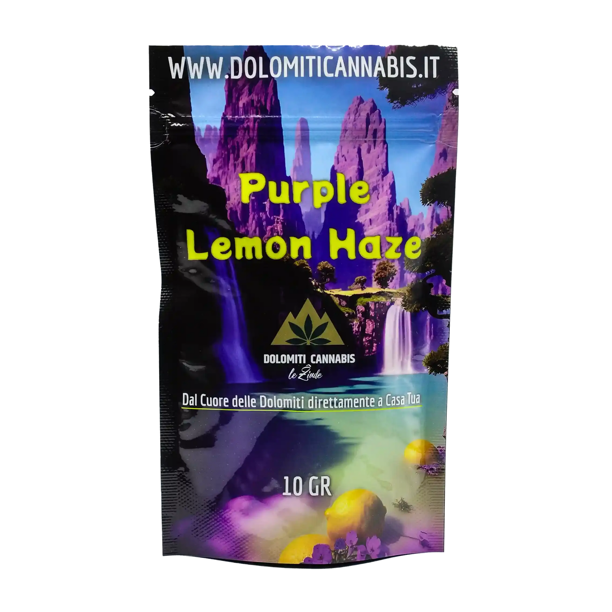 grande confezione da 10 grammi cannabis light purple lemon haze CBD